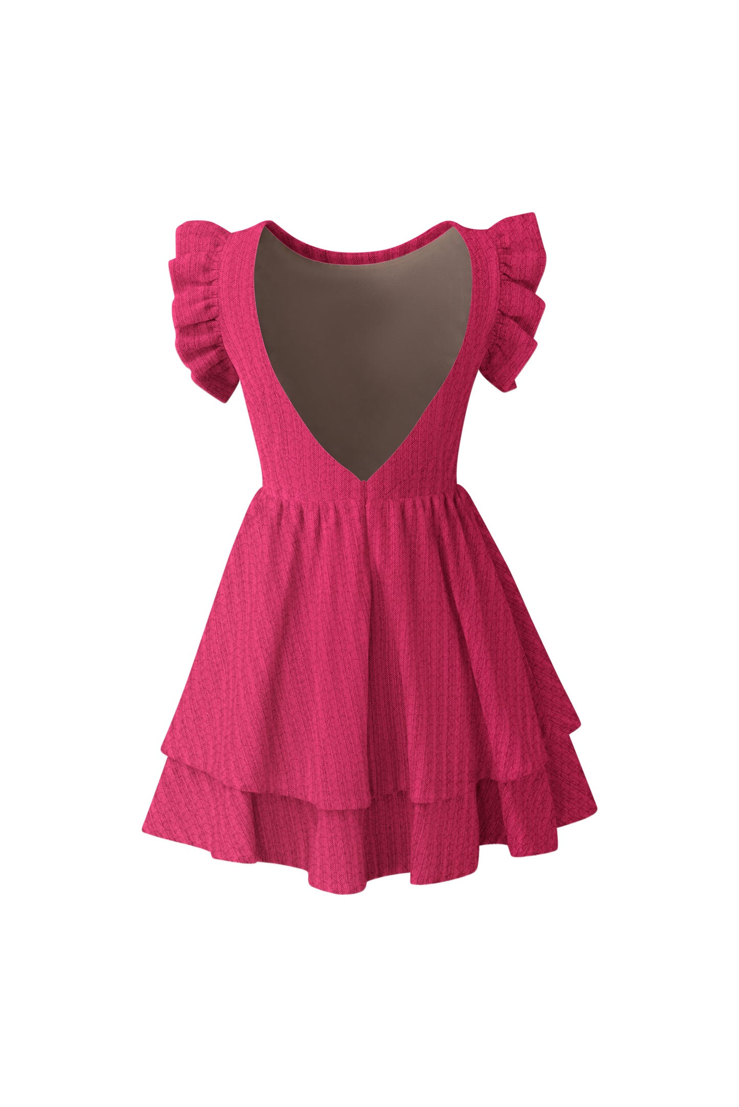 Larissa & Uli dresses | Power Pink - Yuzo Yellow