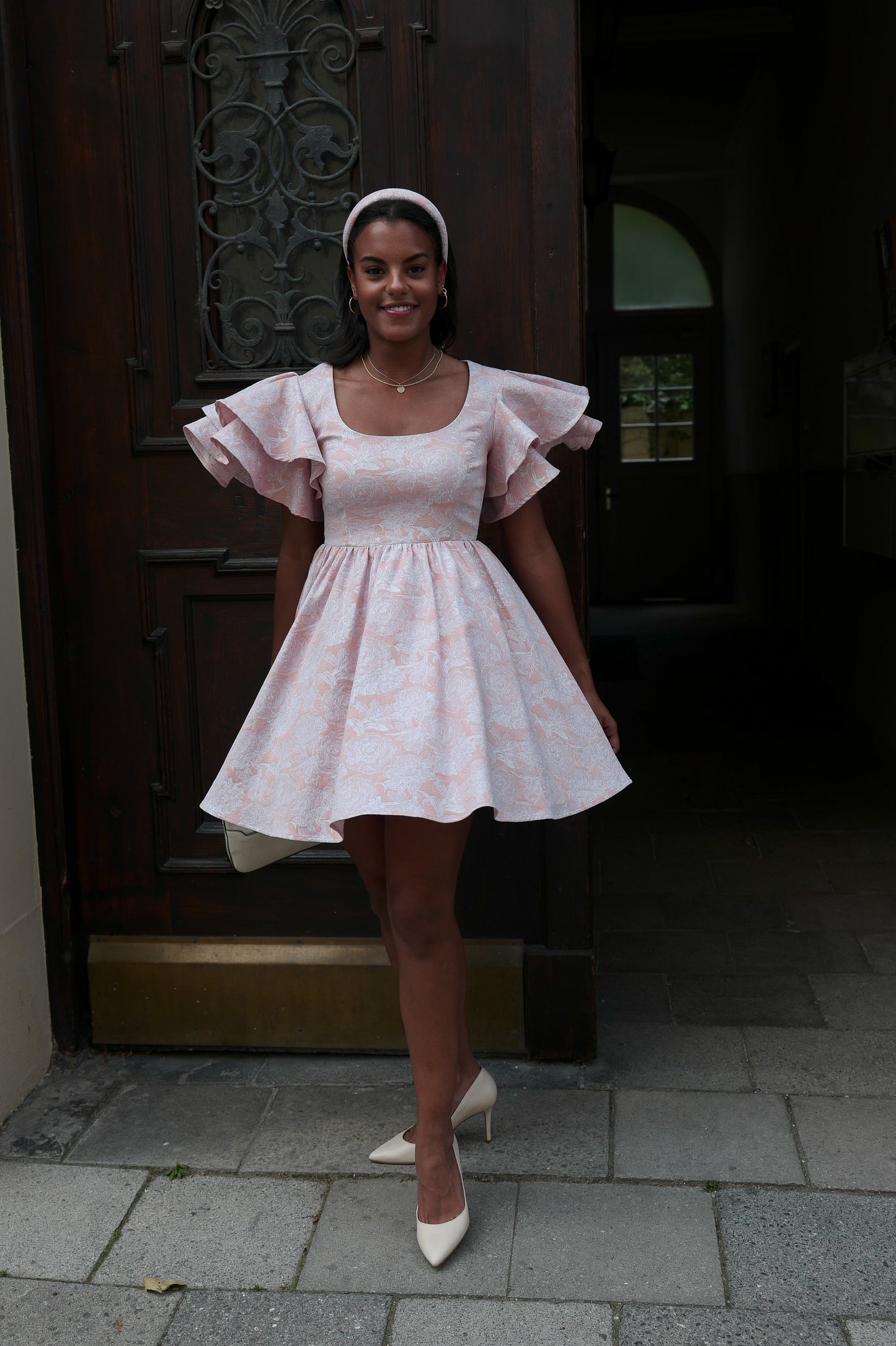 Dress "Aurora" - Light Roses
