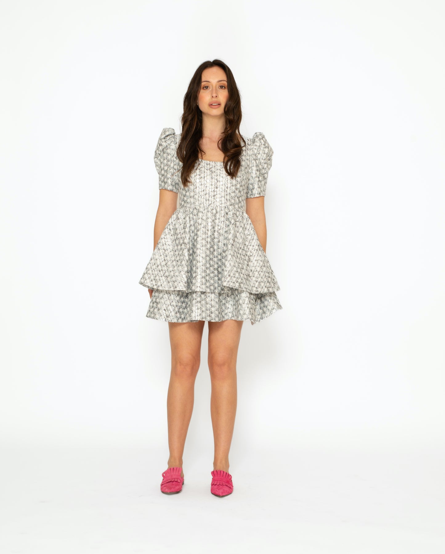 Charlotte Dress Silver