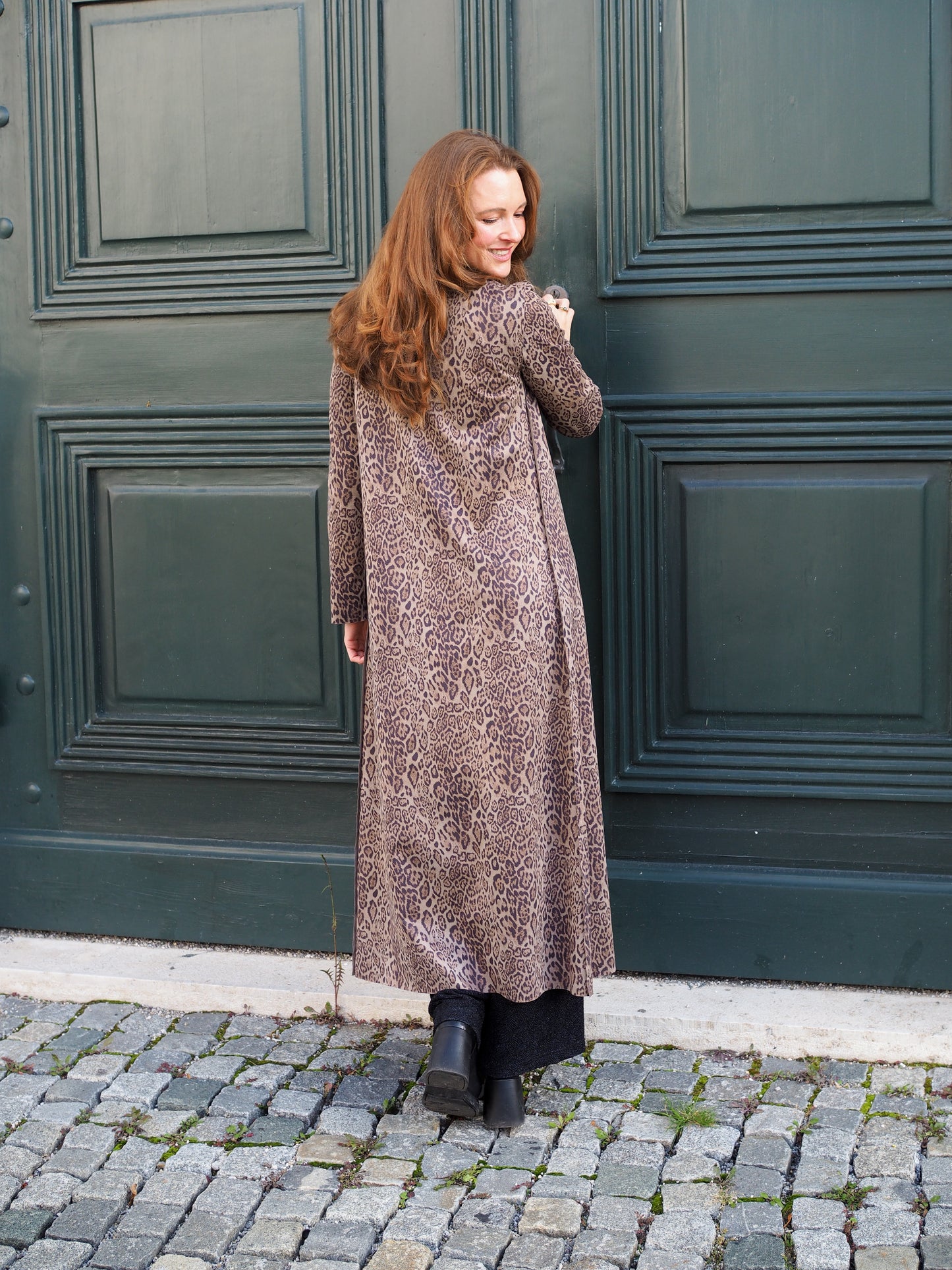 Wendemantel Roxy - Leopard/Braun