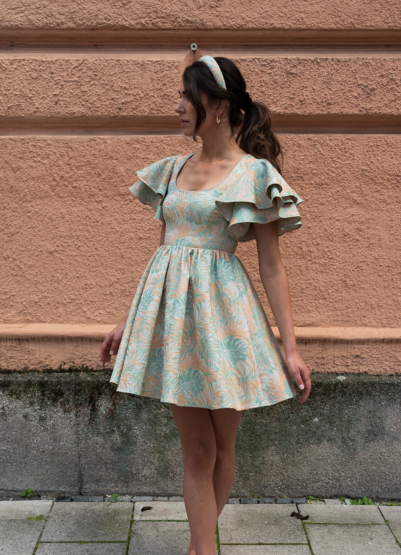 Kleid "Aurora" - Green Garden
