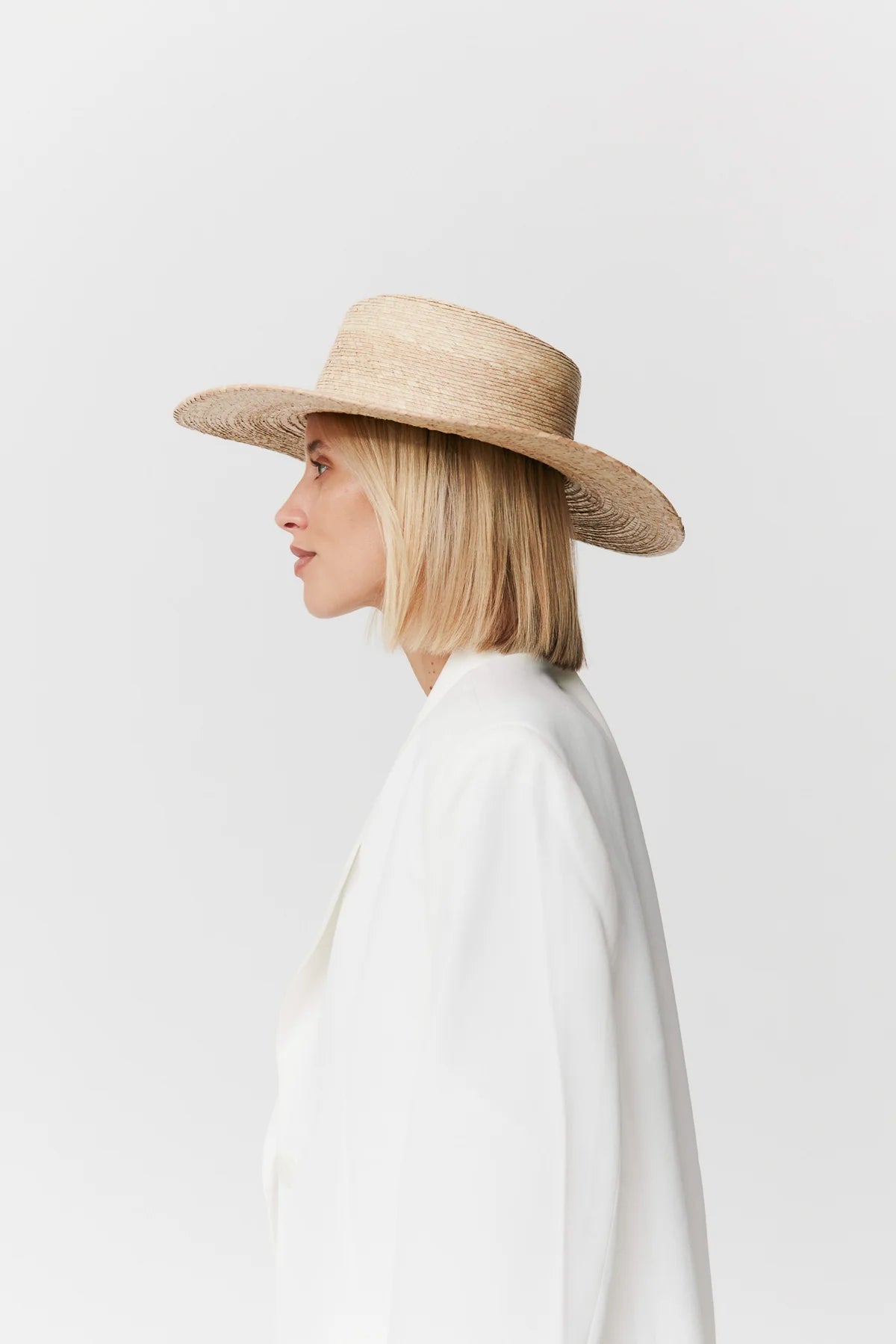 Straw 344 Hat Classic Brim Natural