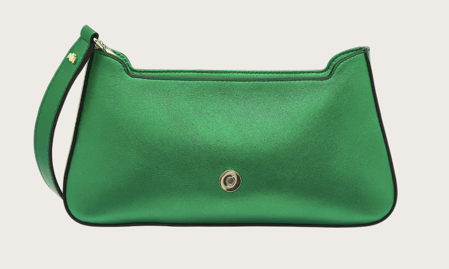 Taschenkörper - Mini Pochette -  grün metallic