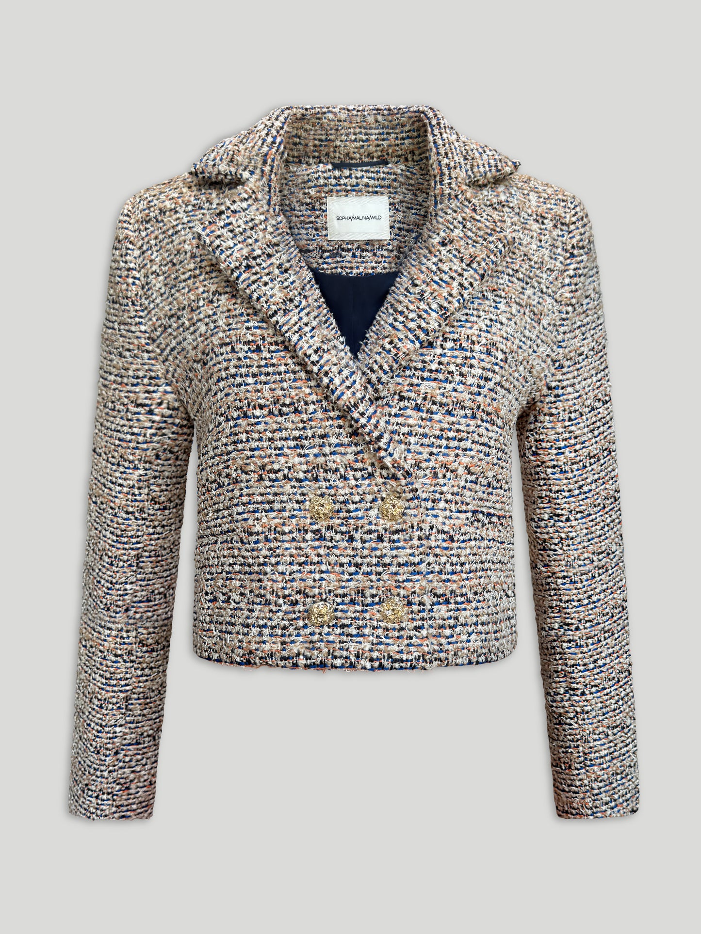 Jacke Mia - Sand & Blue