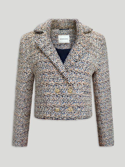 Jacke Mia - Sand & Blue