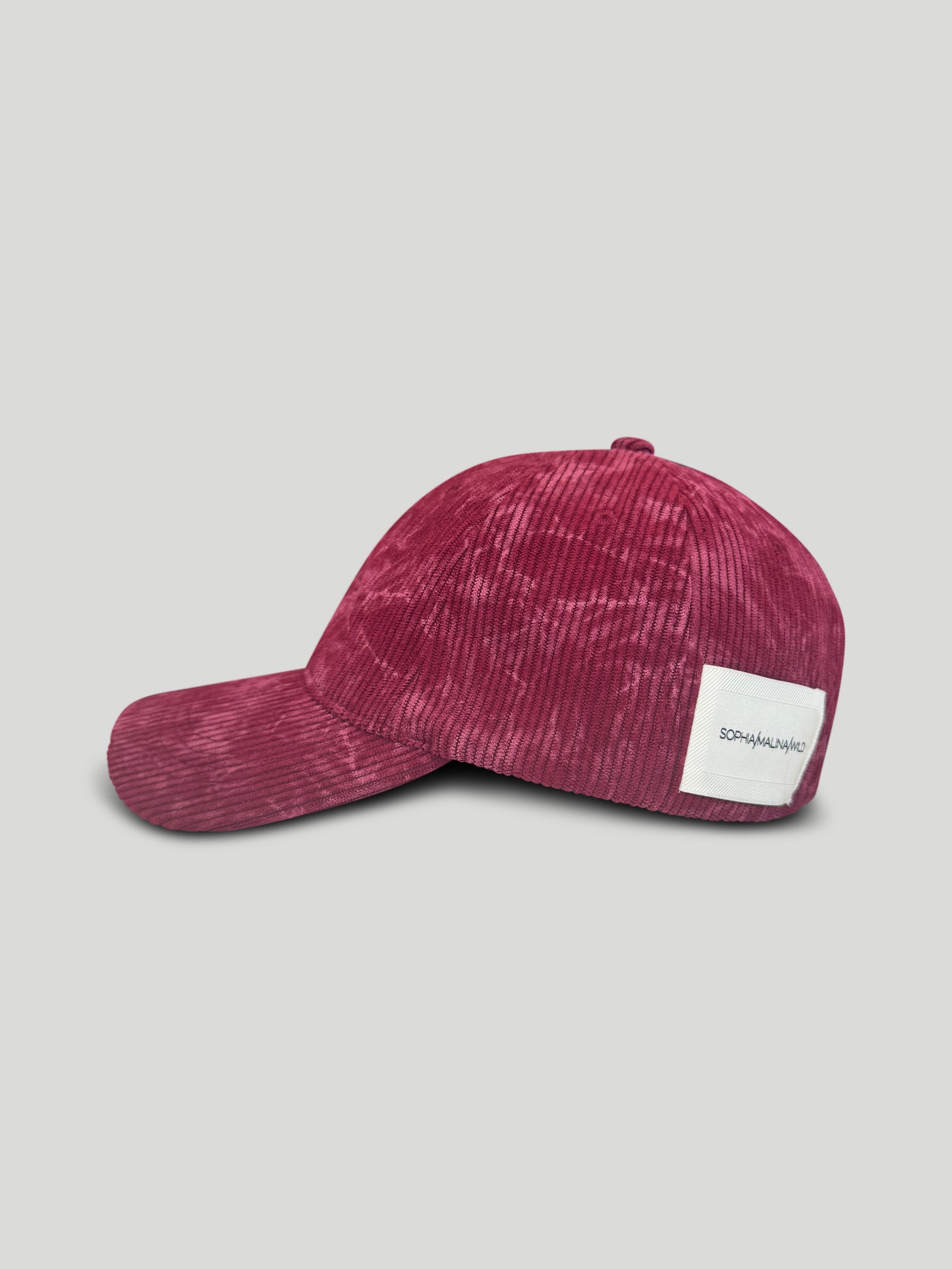 Cap aus Cord  - Festive Red