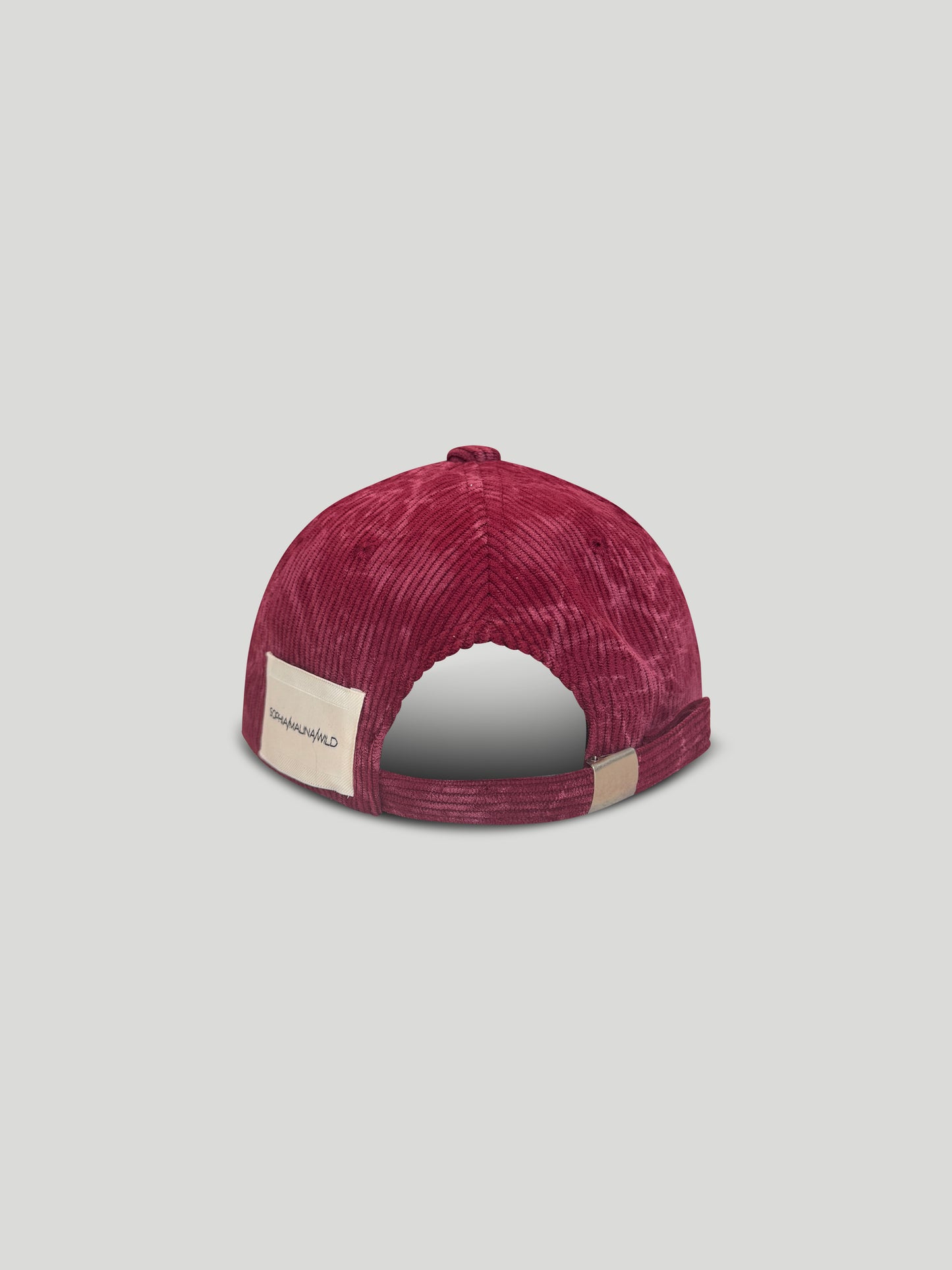 Cap aus Cord  - Festive Red