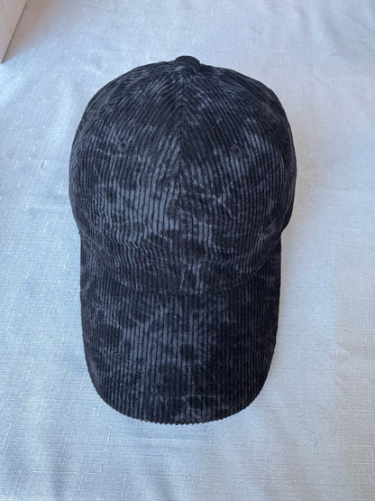 Cap aus Cord - Black Pearl