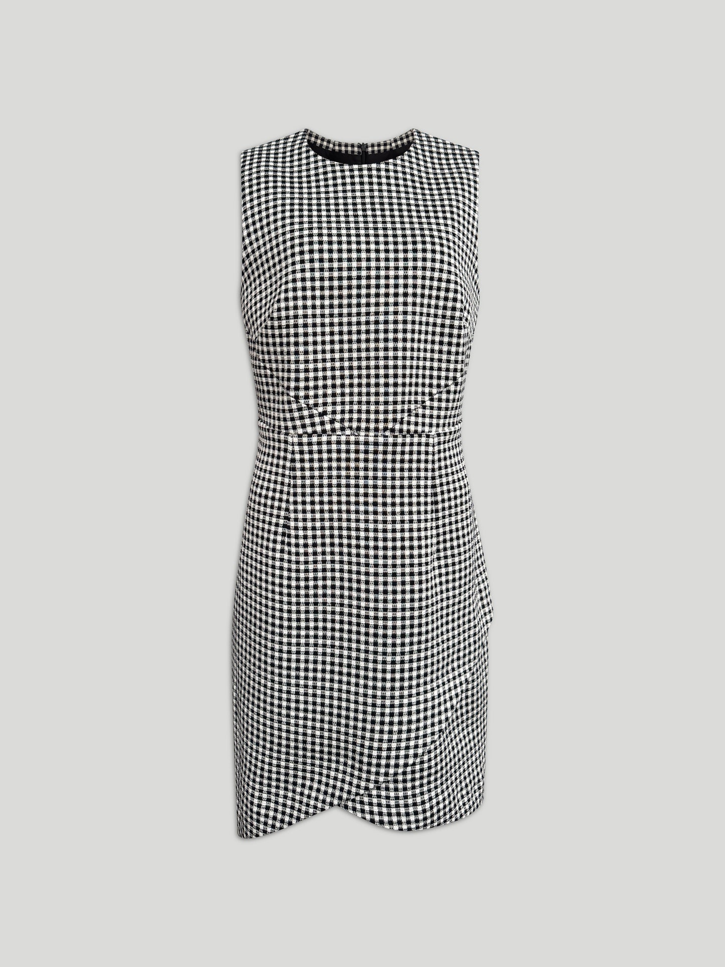 Rina Kleid- Black Check