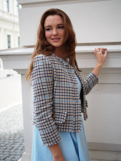 Lily Jacke - Blue Beige