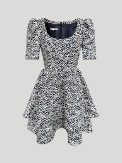 Linda Kleid - Blue Skin