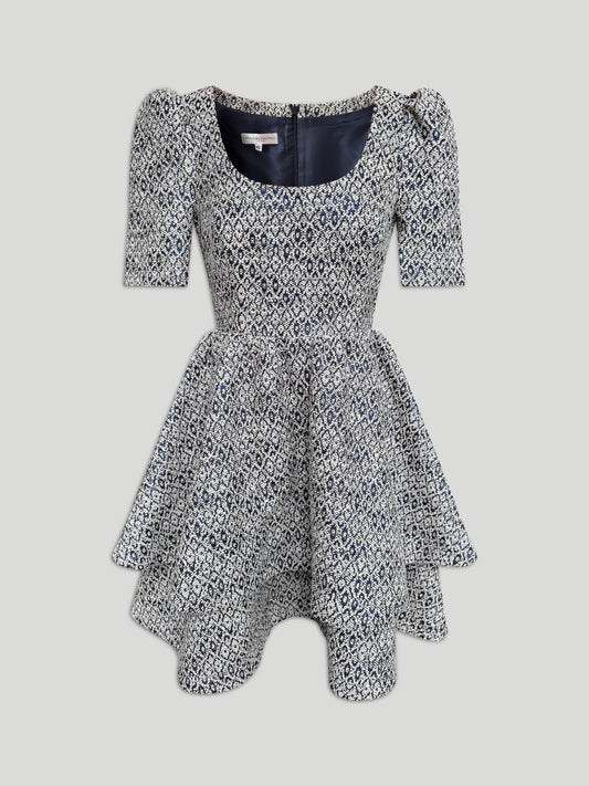 Linda Kleid - Blue Skin