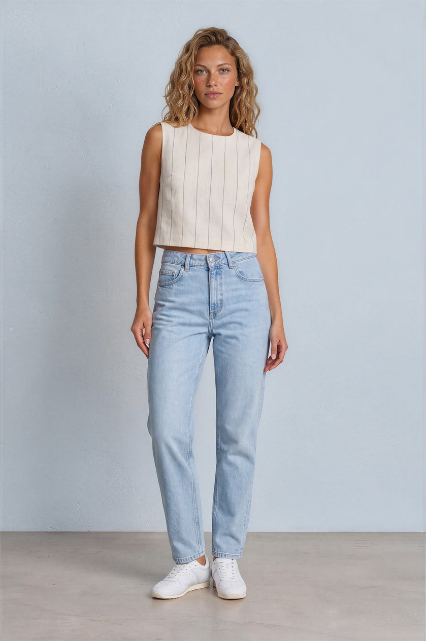 Mila Top - Minimal Linen