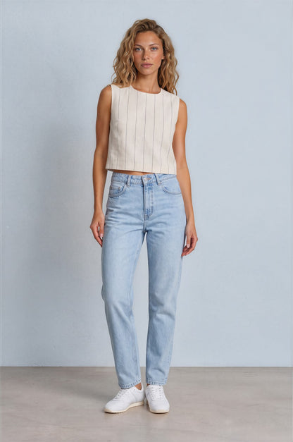 Mila Top - Minimal Linen