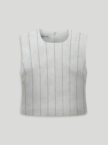 Mila Top - Minimal Linen