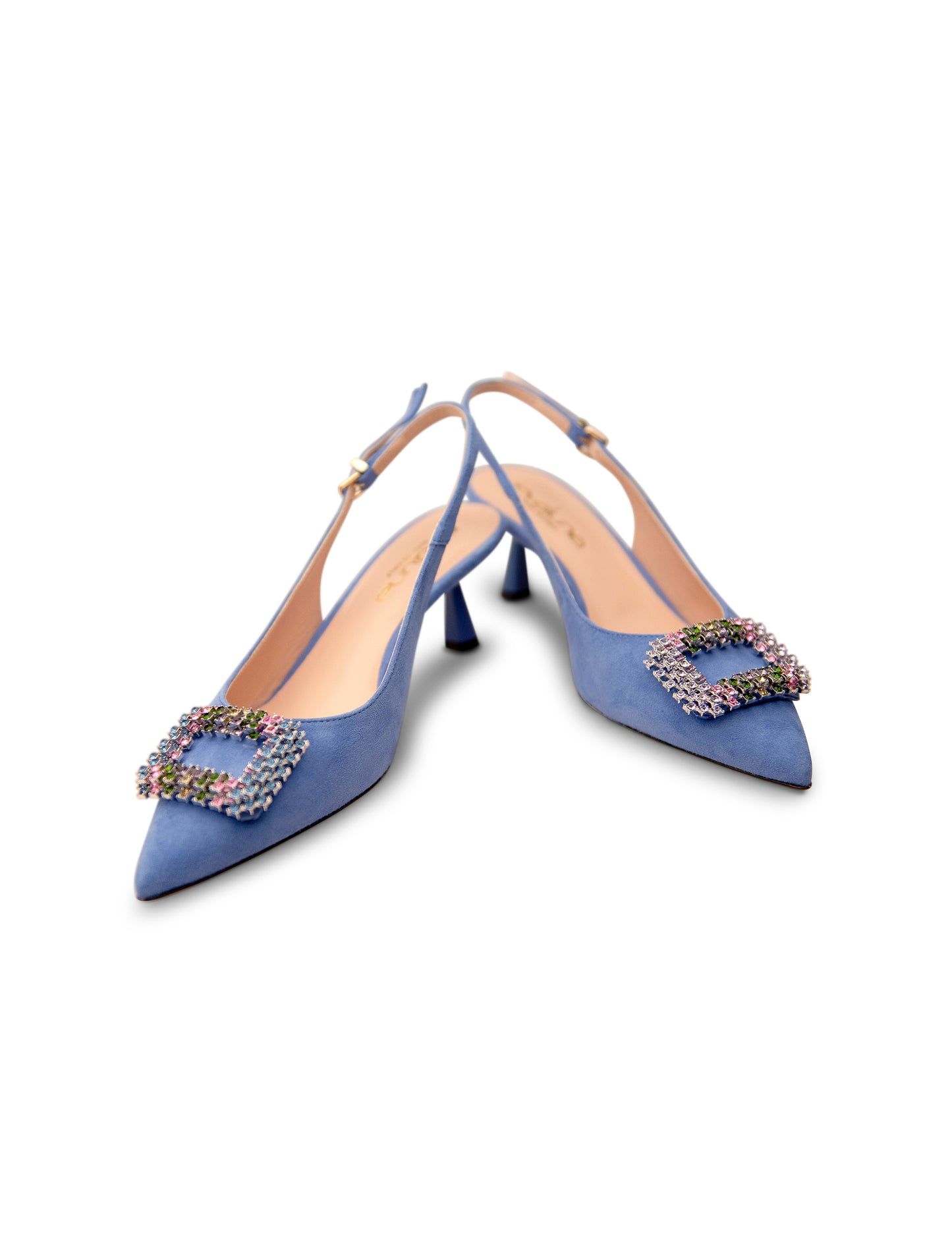 Crystal Heel - Blue