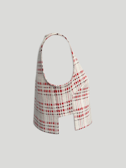 Mila Top - Cherry Check